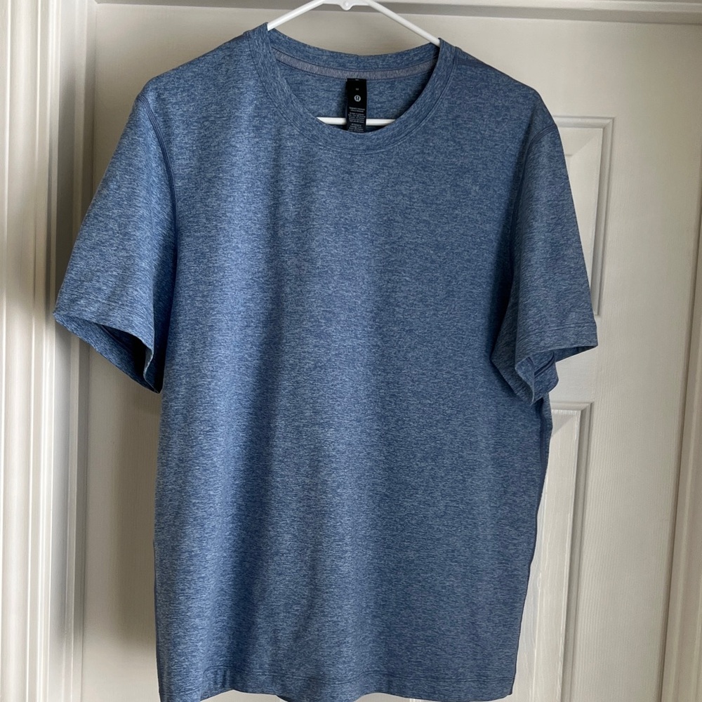 lululemon athletica Blue Short Sleeve Tee